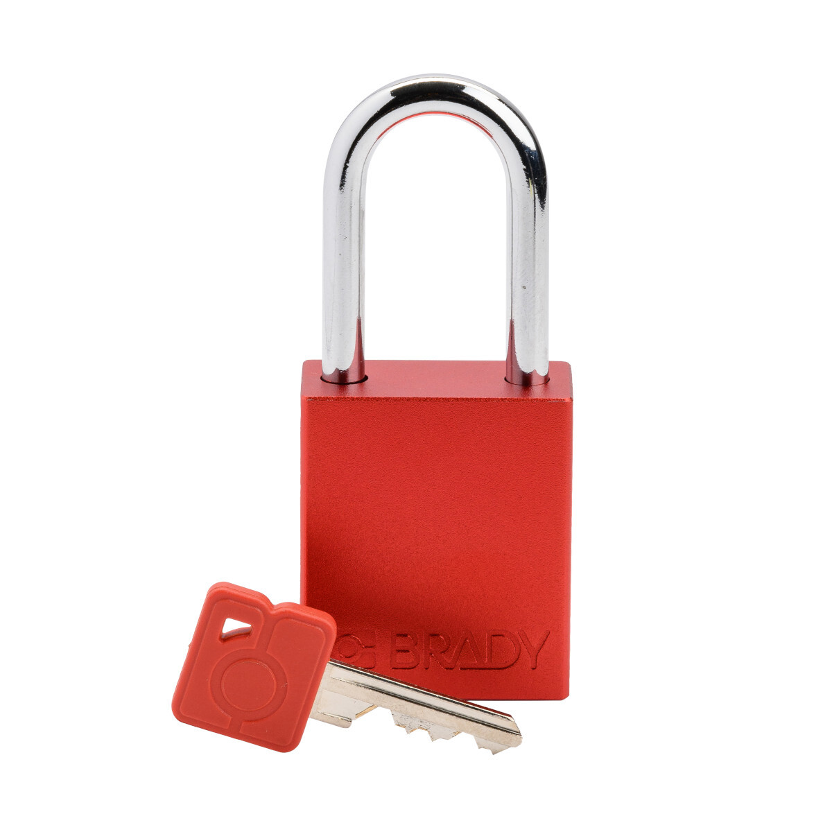 SDAL-RED-38ST-KD SDAL Safety Lockout Padlock, Keyed Different Key, Red, Aluminum Body, 0.244 in Dia Shackle x 1.5 in H x Steel Shackle