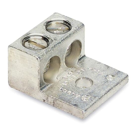 ADR60-21AR Blackburn Type ADR-ALCUL Anti-Rotational Dual Rated Mechanical Lugs, 2 AWG to 600 kcmil Conductor Aluminum/Copper Conductor, 1/2 in Stud, 1 Bolt Holes