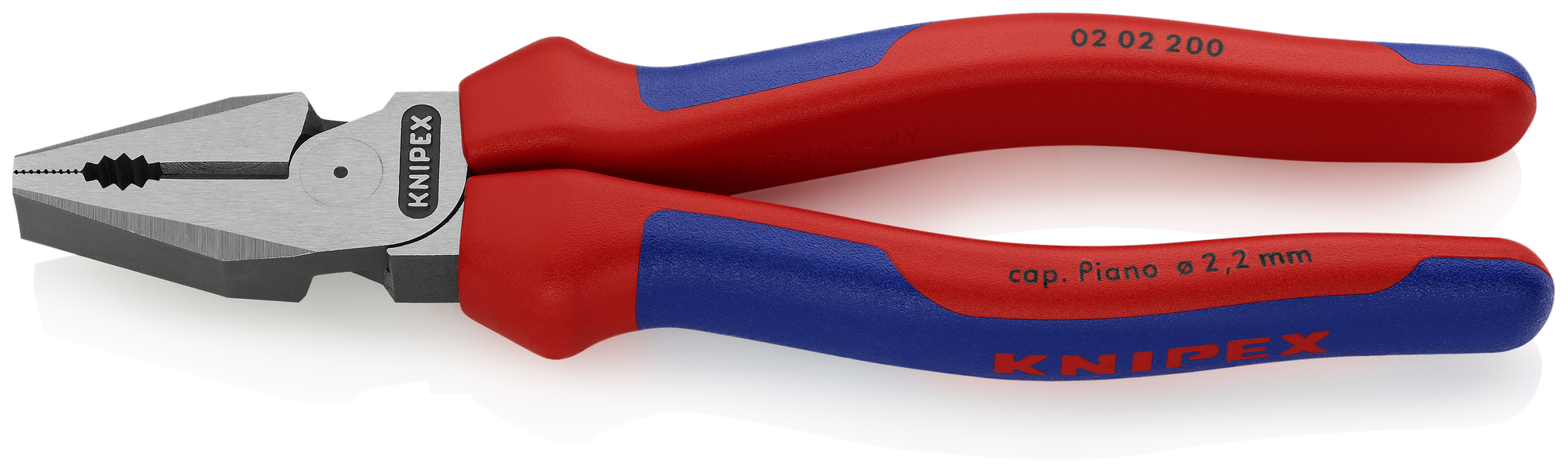 High Leverage Combination Pliers, 8 in., Multi-Component, Bulk