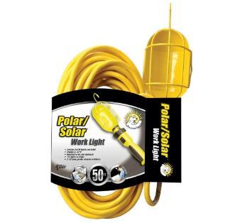 56588802SW Polar/Solar Electric Heavy Duty Portable Handheld Light, Incandescent Lamp, 75 W Lamp, 120 V AC, 50 ft L Cord, 14 AWG Conductor