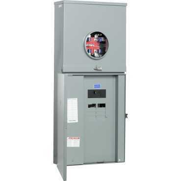 RC816F100SH Homeline Meter Main, CSED, 100 Amp, 1 Phase, Ringless, Horn, OH, UG, Surface, max 8 Spaces, 16 Circuits