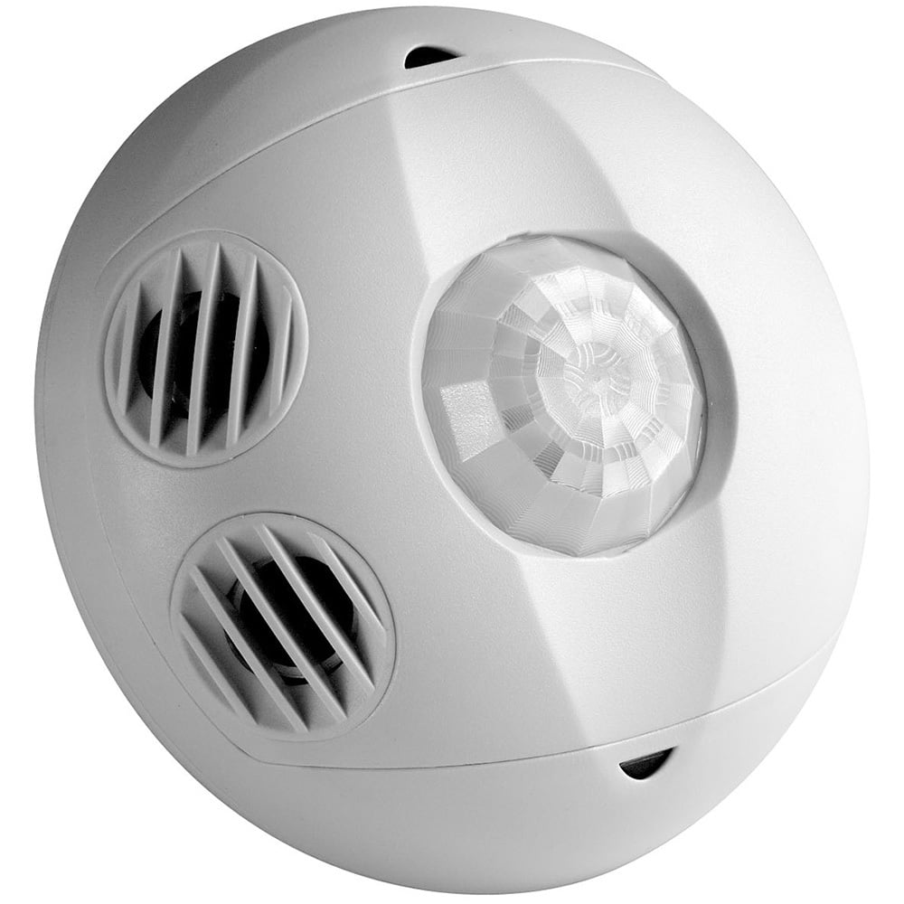 OSC05-MWW Auto Adapting Low Voltage Multi-Technology Walk Through Occupancy Sensor, 24 V DC, PIR/Ultrasonic Sensor, 500 sq-ft Coverage, 180 deg Viewing