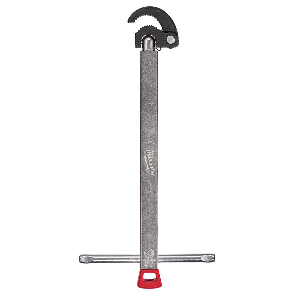 48-22-7001 Adjustable Small Basin Wrench, 14.6 in OAL, 90 deg