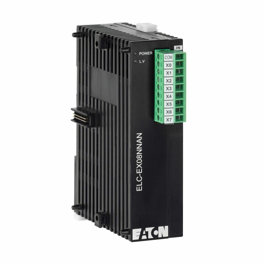 ELC-EX08NNAN Right Side Bus Digital Expansion Module, 110 V AC, 50 mA, 8 Inputs, 8 Outputs