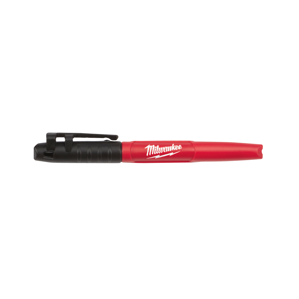 48-22-3104 Permanent Industrial Marker, Fine Tip, Acrylic, Black