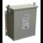600V Class Commercial Potted Three Phase Distribution Transformer, 240 PV, 480Y/277 SV, 2 kVA