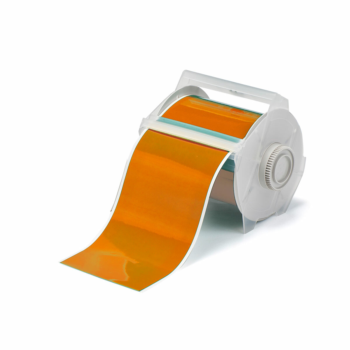 113151 GlobalMark Thermal Transfer Vinyl Tape, 4 in W, Orange, B-595 Vinyl