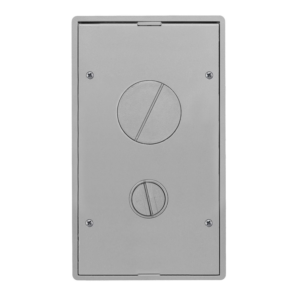 24GTFFCVRALU Fabricated Furniture Feed Standard Sized Tile Cover, 10.69 in L x 6.19 in W, Cast Aluminum