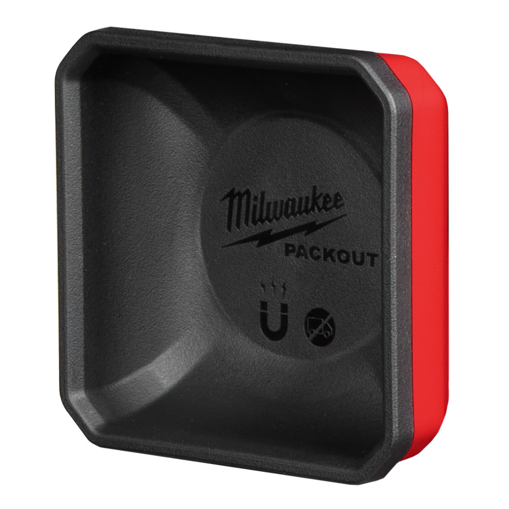 48-22-8070 PACKOUT Magnetic Bin, 4 in L Outside x 4 in OAW x 2 in H Outside, Red