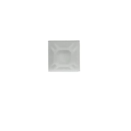 MPNY-750-9-C Catamount Cable Tie Mounting Base, Adhesive Mount, 0.14 in W Tie, Nylon/Polyamide 6.6, Natural