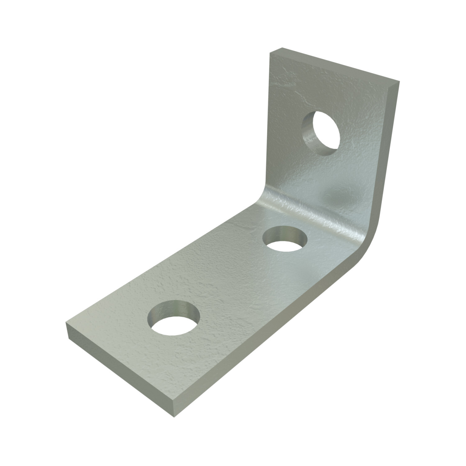 P1458-HG 90 deg Angle Fitting, 3 Holes, 1-5/8 in W x 1/4 in THK, HRPO Steel
