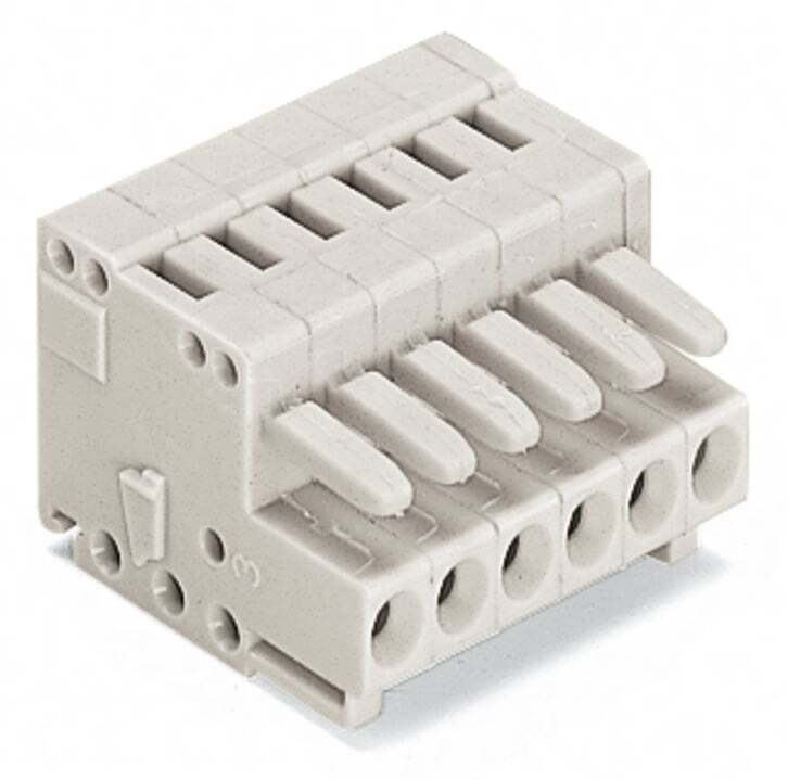 734-110 Operating Tool 1-Conductor Female Connector, 320 V, 10 A, 28 to 14 AWG Wire, 10 Poles