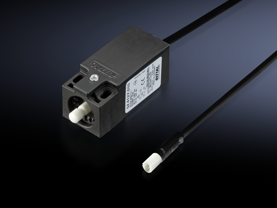 2500460 Door Operated Switch, For Use With LED System Light, 230 V AC/24 V DC, 1 A, 18 AWG, Black
