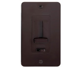 Compliment the 4DD or 6DD Series LED Driver + Dimmer with a  Glossy Brown Face plate and Trim accessory.