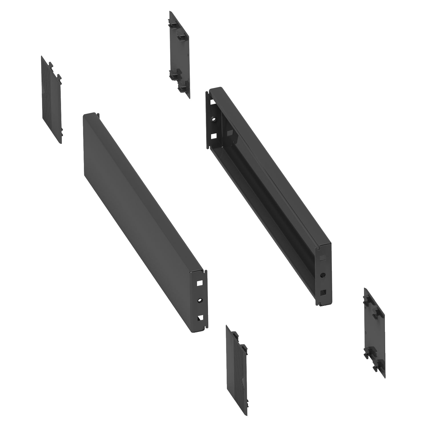NSYSPS4100SD Two-Side Panel, Steel, Gray