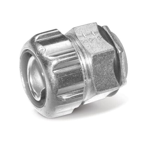 5363 T&B Insulated Straight Conduit Connector, 3/4 in Trade, Steel, Electro-Zinc Plated