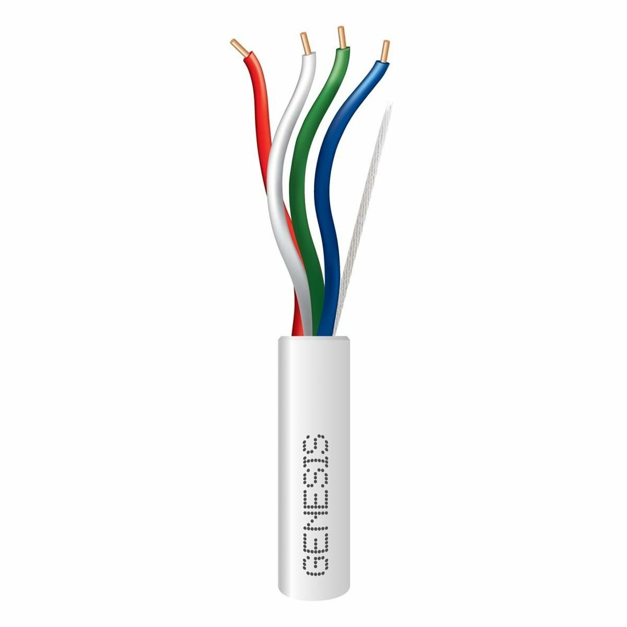 20/4 SOLID THERMOSTAT CABLE - 4 X 250 FT REEL - WHITE