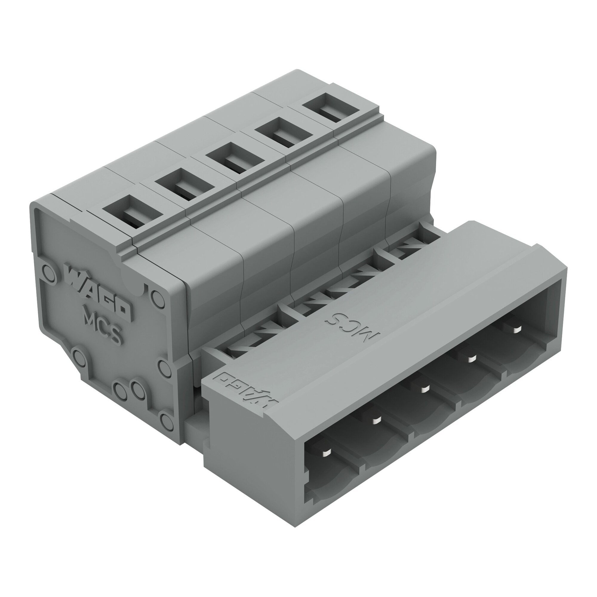 231-605 Operating Tool 1-Conductor Male Connector, 630 V, 12 A, 28 to 12 AWG Wire, 5 Poles