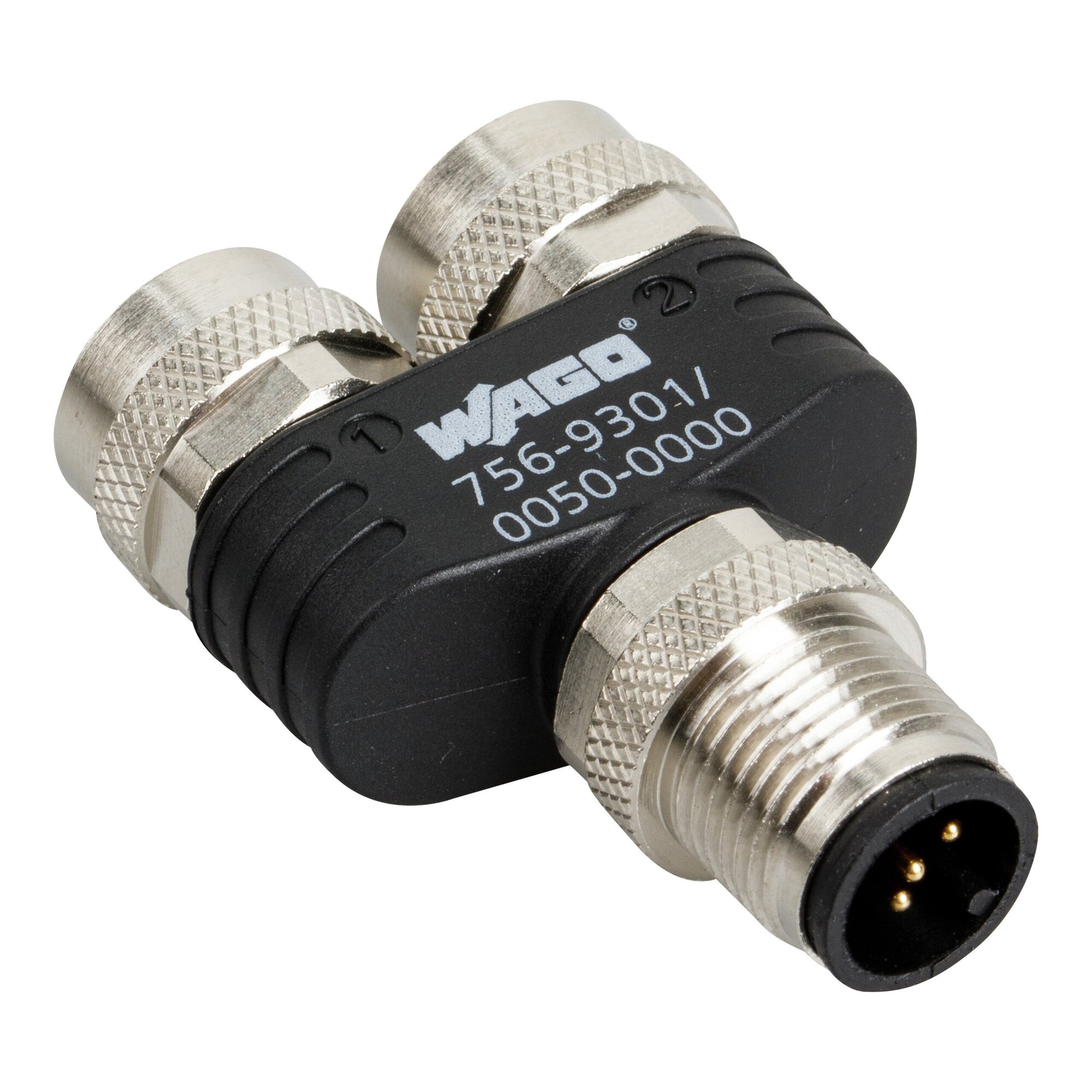 756-9301/050-000 5-Pole Accessory, M12 End Connection