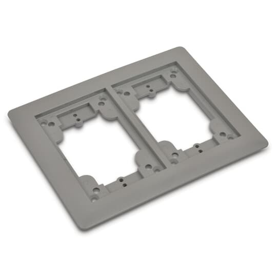 P64P-2G-CP-GRY Steel City Non-Metallic Carpet Plate, 7-5/8 in L x 6-1/8 in W, Polycarbonate