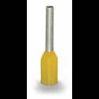 Ferrule; Sleeve for 0.25 mm² / AWG 24; insulated; electro-tin plated; yellow