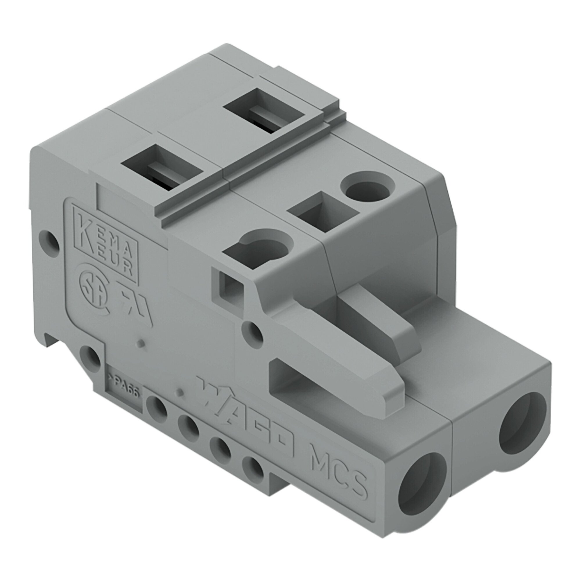 231-202/026-000 Operating Tool 1-Conductor Female Connector, 1 kV, 16 A, 28 to 12 AWG Wire, 2 Poles