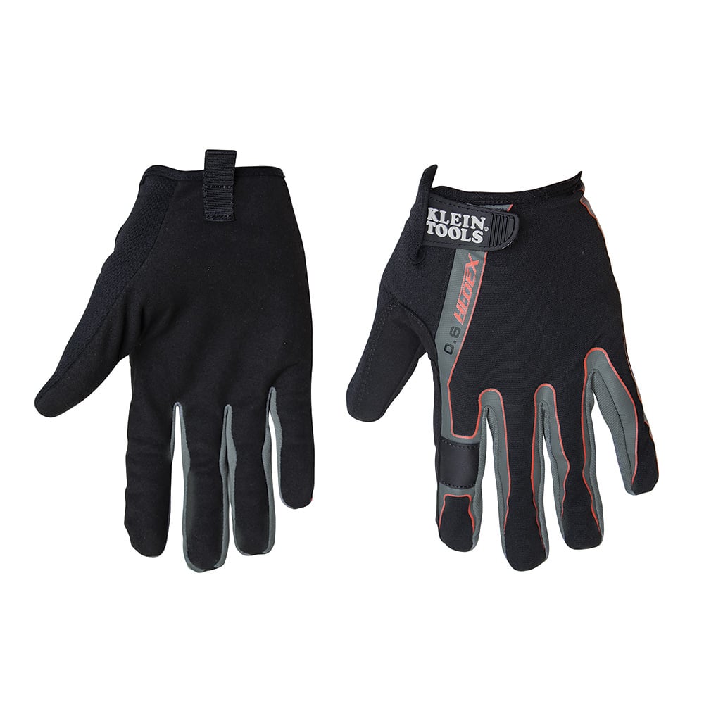 40231 Touchscreen High Dexterity Gloves, XL, Fabric, Black