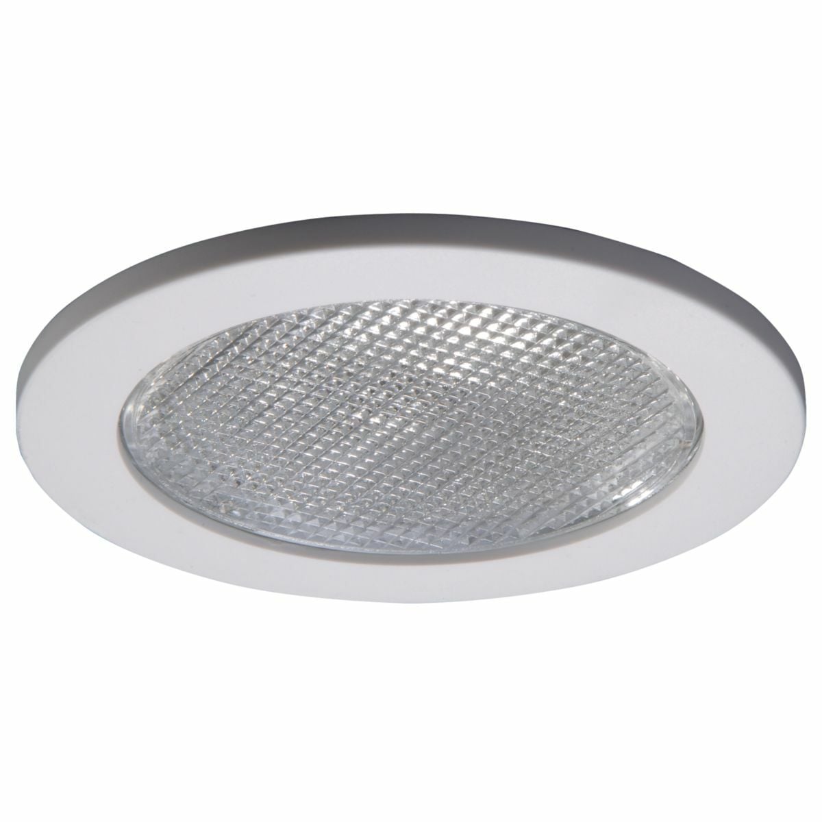951PS Halo 951 Round Showerlight Lighting Trim, 4 in Dia Inside x 5-1/16 in Dia Outside, Incandescent Lamp, For Use With H99TAT, H99RTAT and H99ICAT Housings, Polymer
