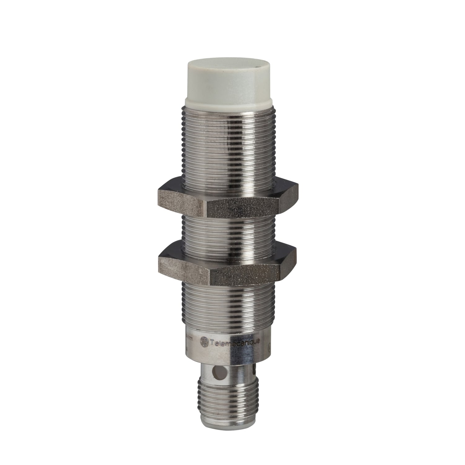 XS218SAPAM12 OsiSense XS Fixed Cylindrical Proximity Sensor With Reverse Polarity Protection, Inductive, PNP Output, 1NO Contact, 10 to 36/12 to 24 V DC