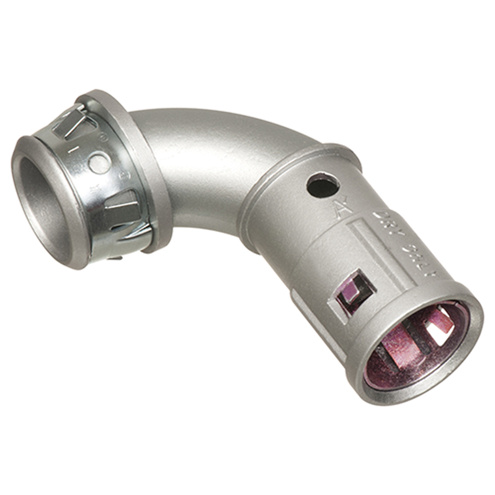 40900ST Snap2IT Snap-On Cable Connector, 3/4 in Trade, 3/4 in Knockout, 0.48 to 0.61 in Cable Openings, Die Cast Zinc/Steel