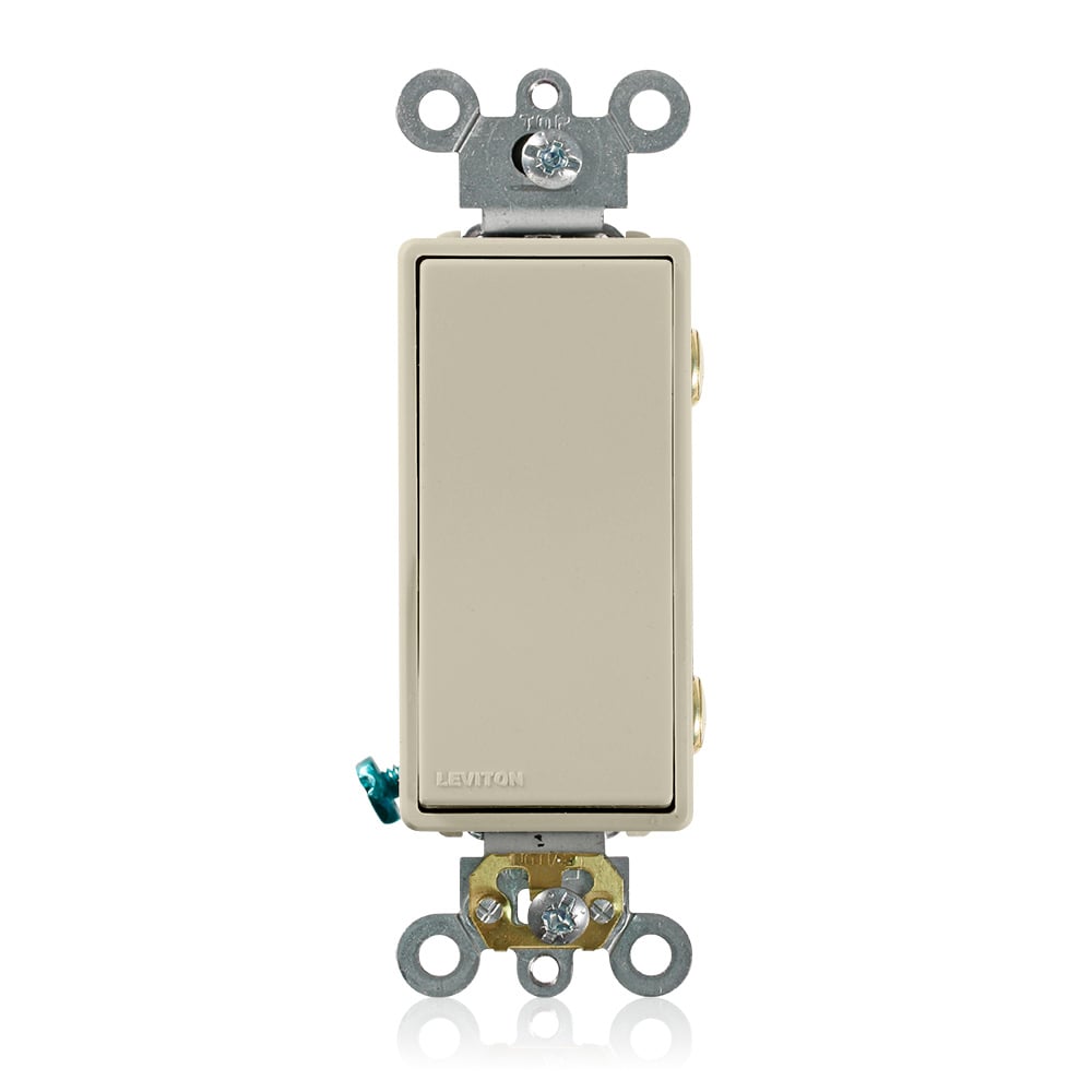 5622-2I Self-Grounding AC Quiet Switch, 120/277 V AC, 20 A, 1 hp, 2 hp Power Rating
