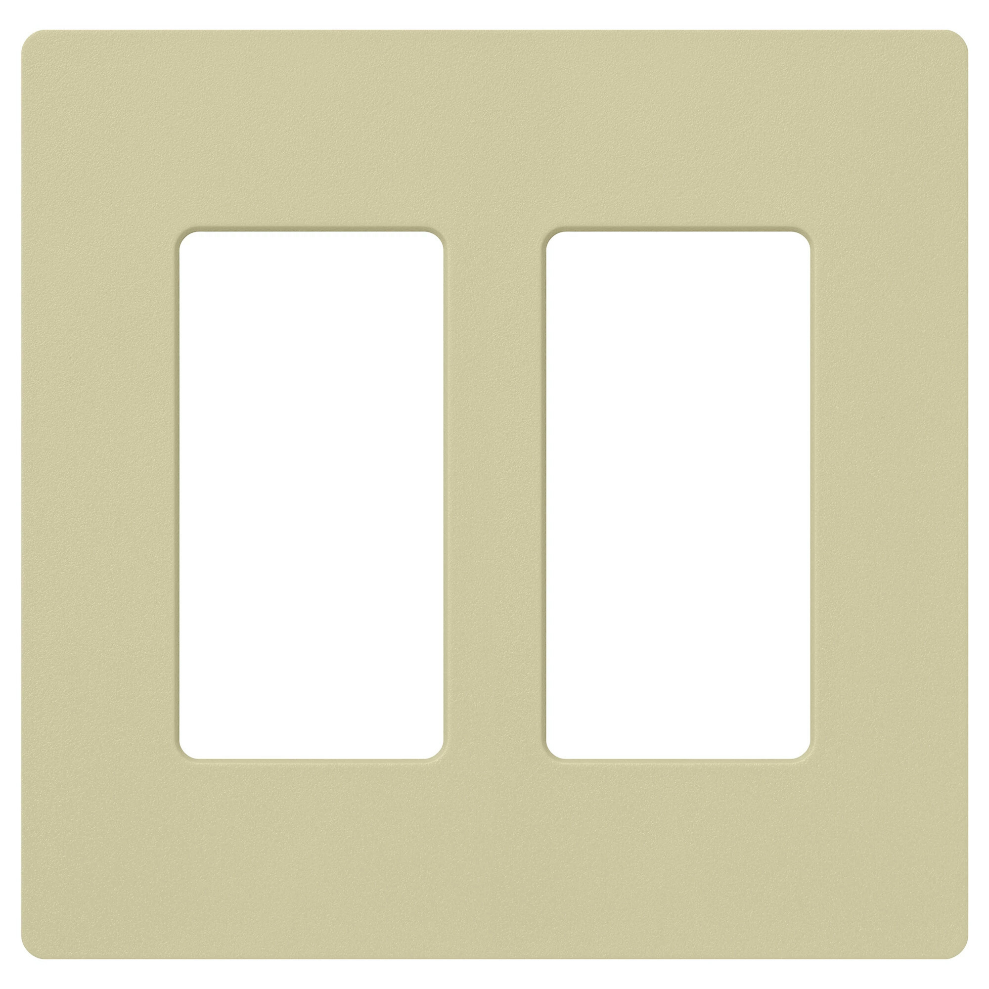 SC-2-SA Claro Wall Plate for Decorator-Style Dimmers, Switches, and Outlets, 2 Gang, Satin, Sage