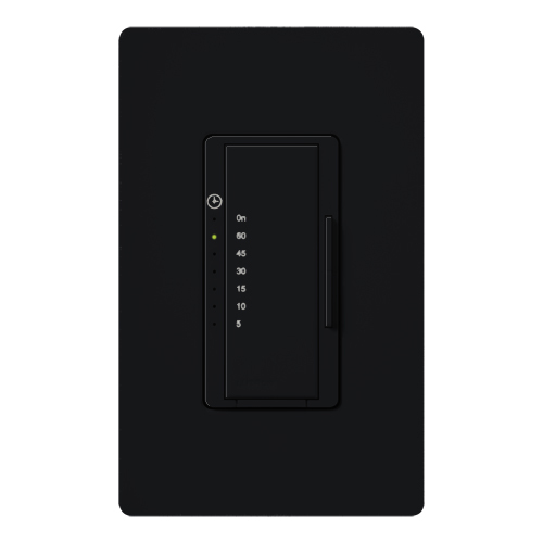 MA-T51-BL Maestro Designer Countdown Timer Control Switch, 5 to 60 min Setting, 120 VAC, 1NO 1 Form A Contact, 1 Poles