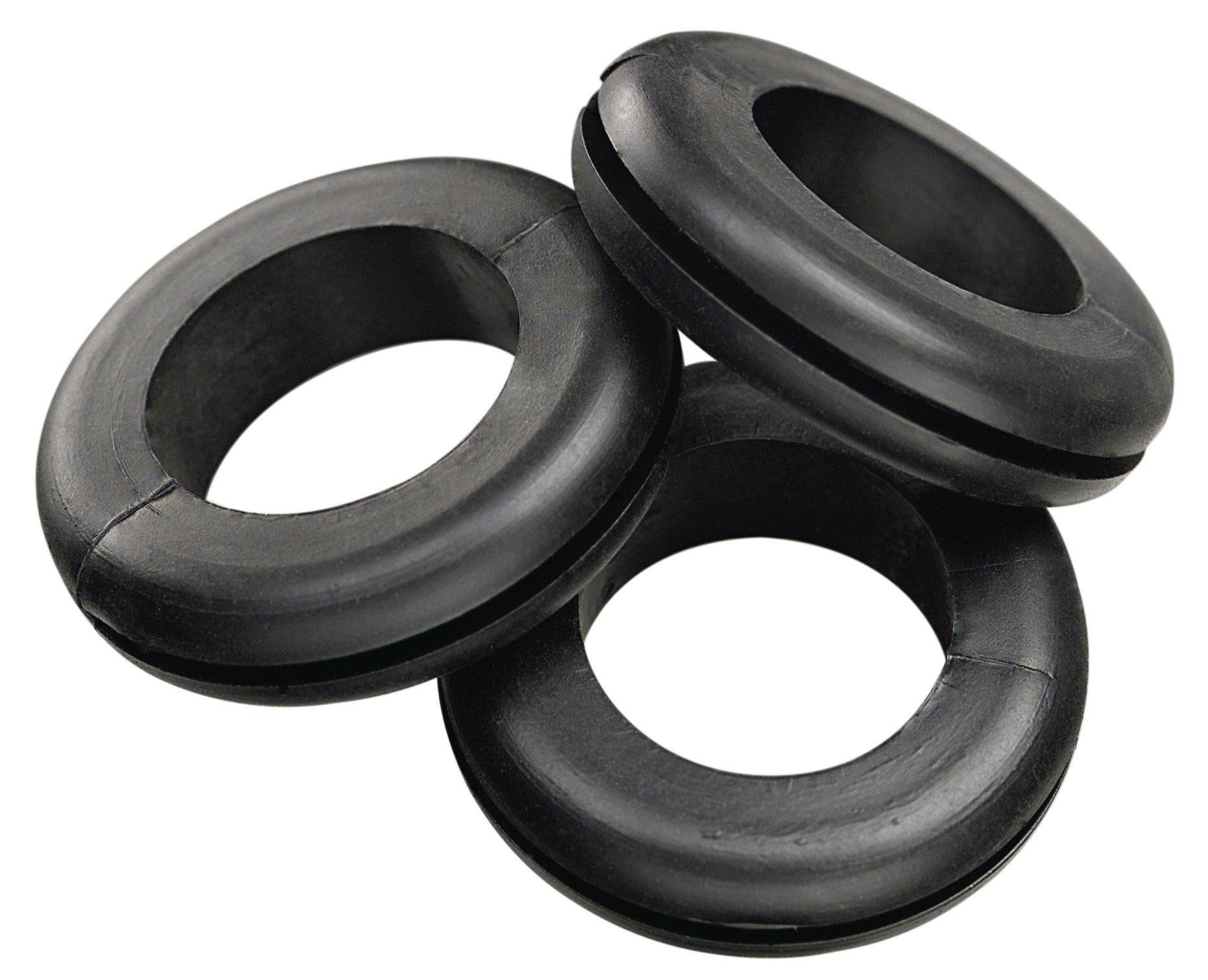 774136 Flexible Grommet, 0.31 in THK Panel, 6 in L, PVC, Black