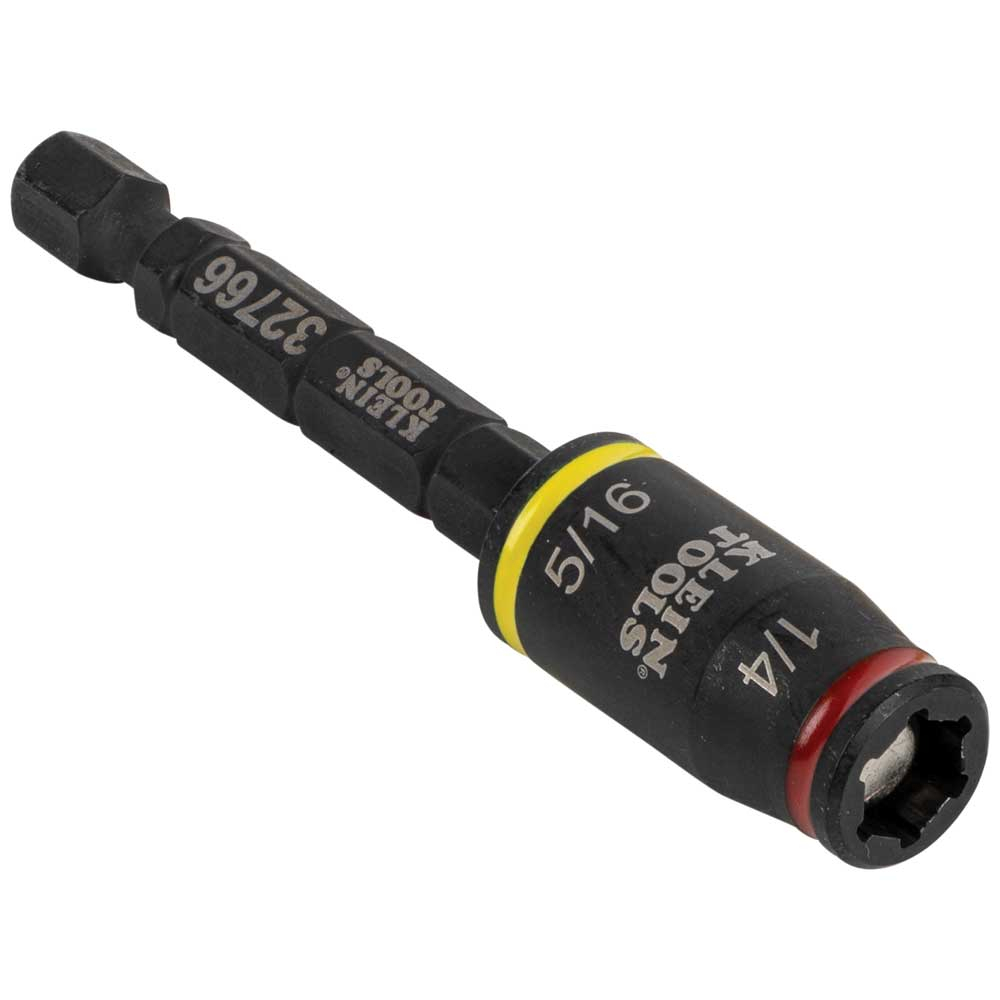 32766 3-in-1 Impact Flip Socket, 1/4 in Drive Hex Drive, 1/4, 5/16 in Socket Impact Socket, 6 Points
