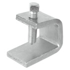 Clamp, I-Beam, Width 1-1/4 Inch, Opening 1-1/4 Inch, Hot-Dip Galvanized Steel