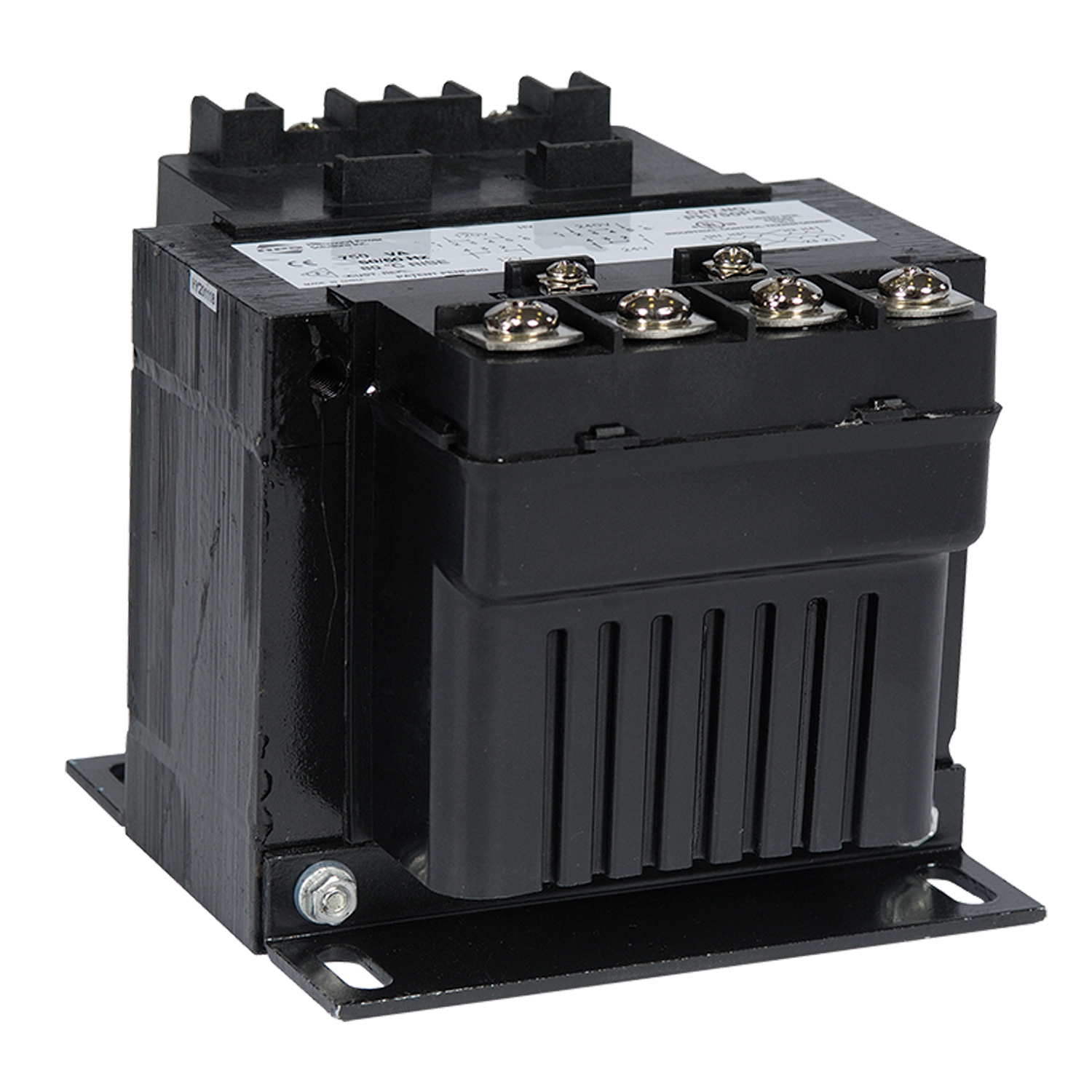 PH500QR Imperator Industrial Molded Open Style Control Transformer, 240/480 V AC Primary, 12/24 VAC Secondary, 500 VA Power Rating, 50/60 Hz, 1 Phase