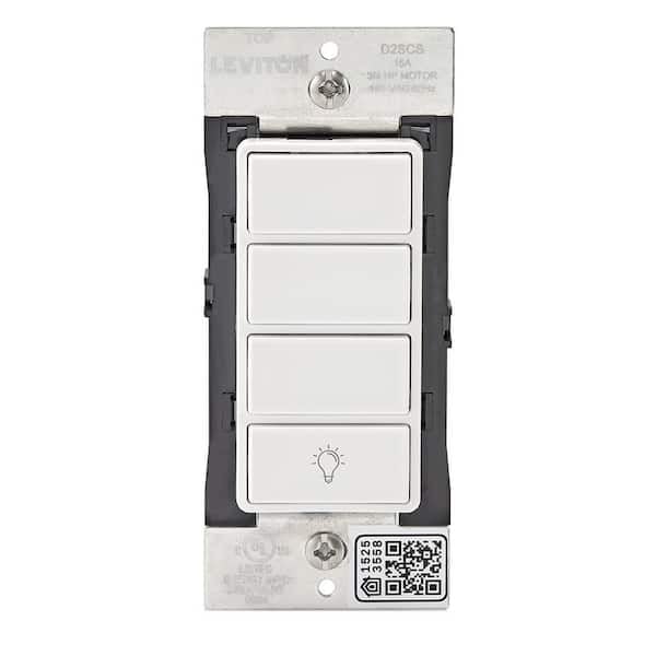 D2SCS-1BW Single Pole Wi-Fi Controller Switch, 120 VAC
