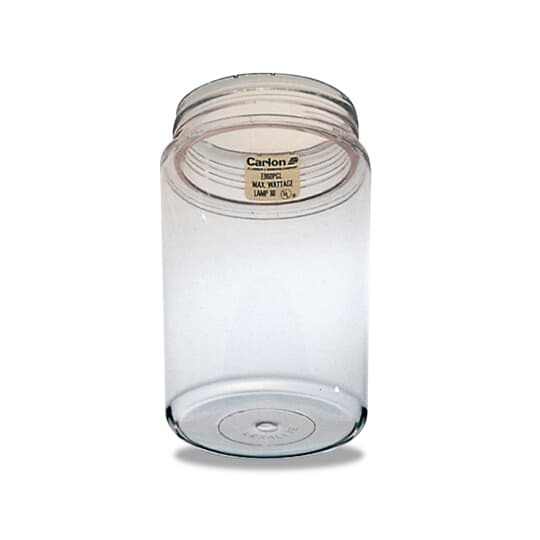 E960PGL Carlon Non-Metallic Weatherproof Lamp Globe, Cylindrical, 60 W Lamp