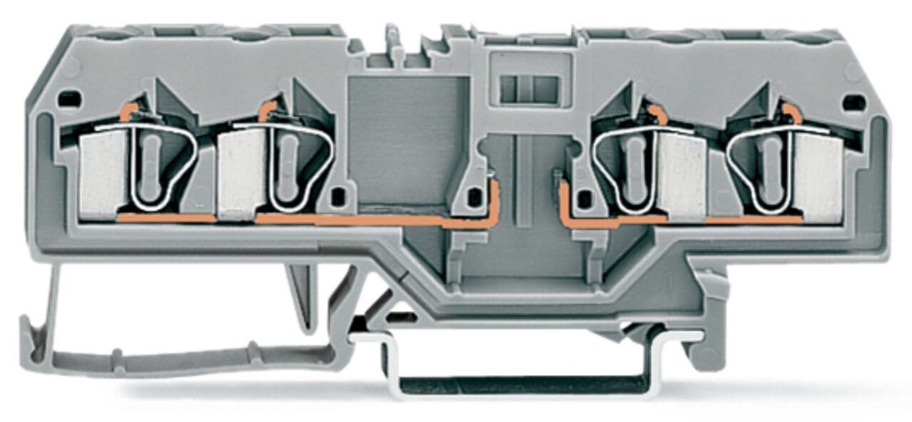 281-656 Horizontal, 400 V AC, 10 A, DIN Rail Mount