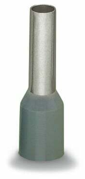 216-207 Bootlace Sleeve Ferrule, 12 AWG Conductor, 4.8 mm ID x 5.4 mm OD Barrel, Insulated Insulation, 600 V AC