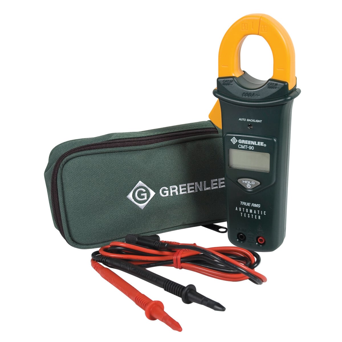 CMT-90 Clamp-On Meter/Electrical Tester, 0.9 to 600 A, 1.3 to 999.9 V AC, 999 Ohm/9.999 kOhm, 50 to 60 Hz/50 to 500 Hz, 1.34 in Jaw, LCD Display
