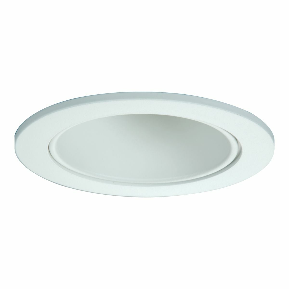 999W Halo 30 deg Tilt Circle Lighting Trim, 4 in ID x 5-1/16 in OD, Incandescent Lamp, For Use With H7 Downlight Fixture, Aluminum