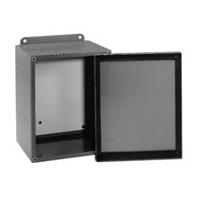 866-12SC JIC Enclosure, 6 in W x 6 in D x 8 in H, NEMA 12/IP65 NEMA Rating, Carbon Steel