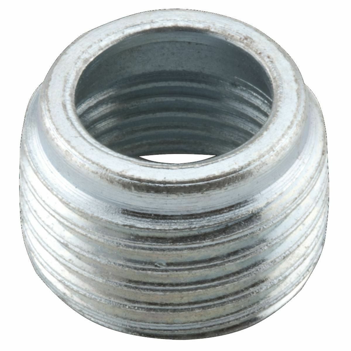 1146 Threaded Reducing Bushing, 1-1/4 x 3/4 in Trade, Steel, Electro-Plated Zinc