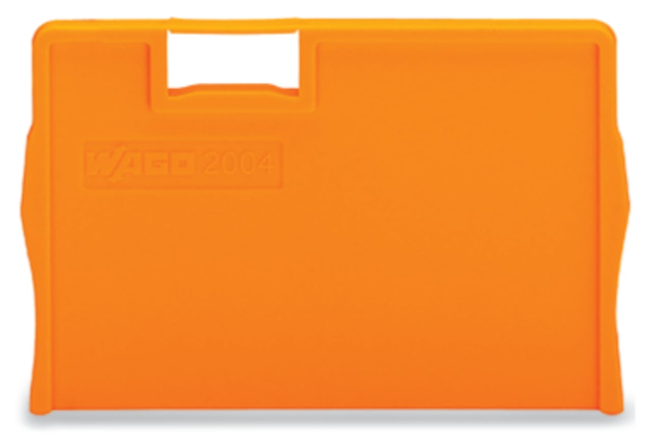 2004-1294 Half Sine Separator Plate, Polyamide, Orange