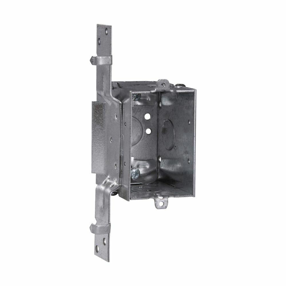 TP171 Thepitt Deep Gangable Welded Switch Box, Steel, 12.5 cu-in Capacity, 2 Knockouts, 2 in W x 2-1/2 in D x 3 in H