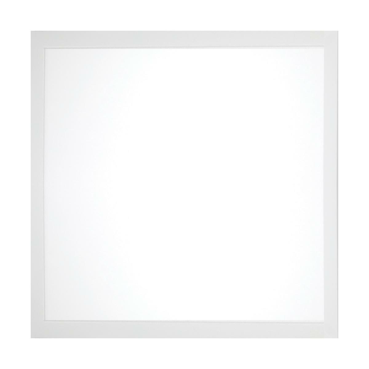 65-571 Rectangular LED Flat Panel Fixture, 40 W Fixture, 100 to 277 V AC, White Housing