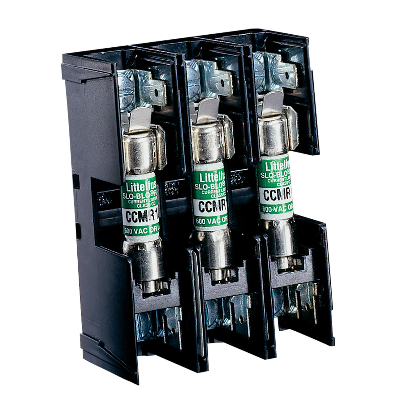 L60030C-1C Powr-Gard Fuse Block, 600 V AC/DC, 30 A, Class: CC, 14 to 6 AWG Wire, 1 Pole