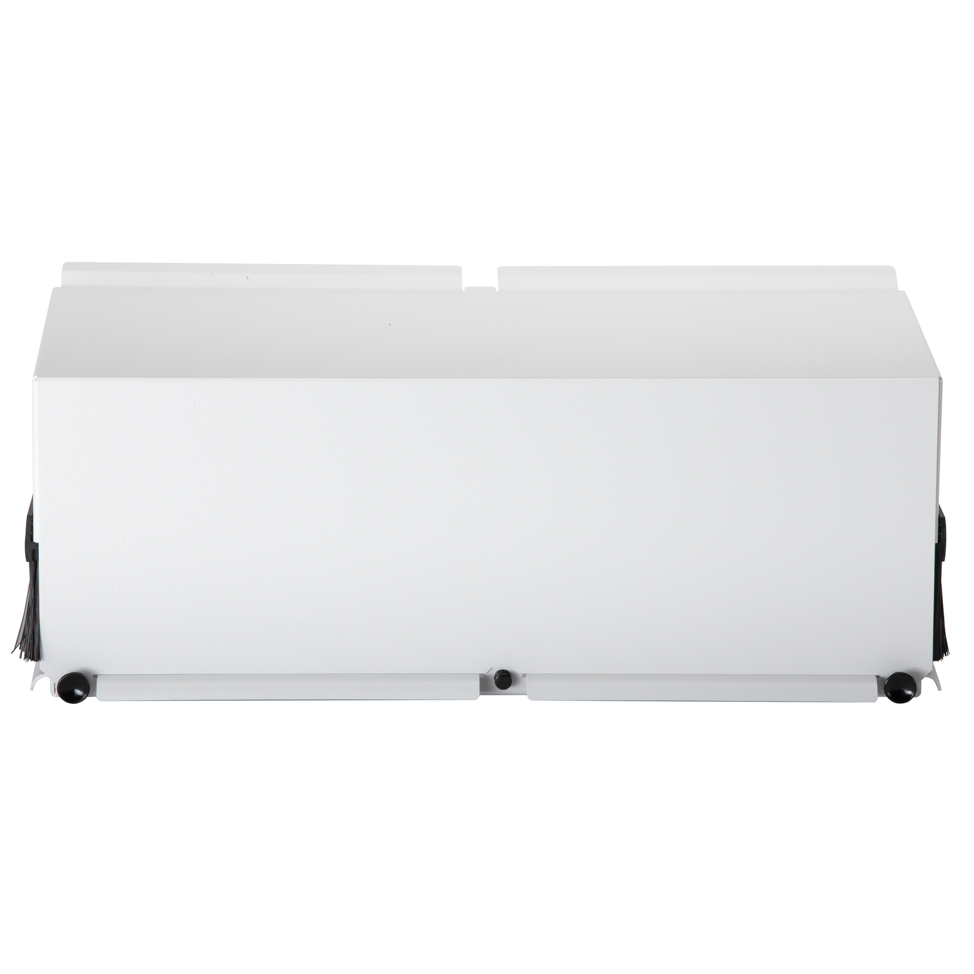 FLEX-PLATE4U Trunk Slack Plate, For Use With HD Flex 4 RU Panels/Enclosures, Steel, Black